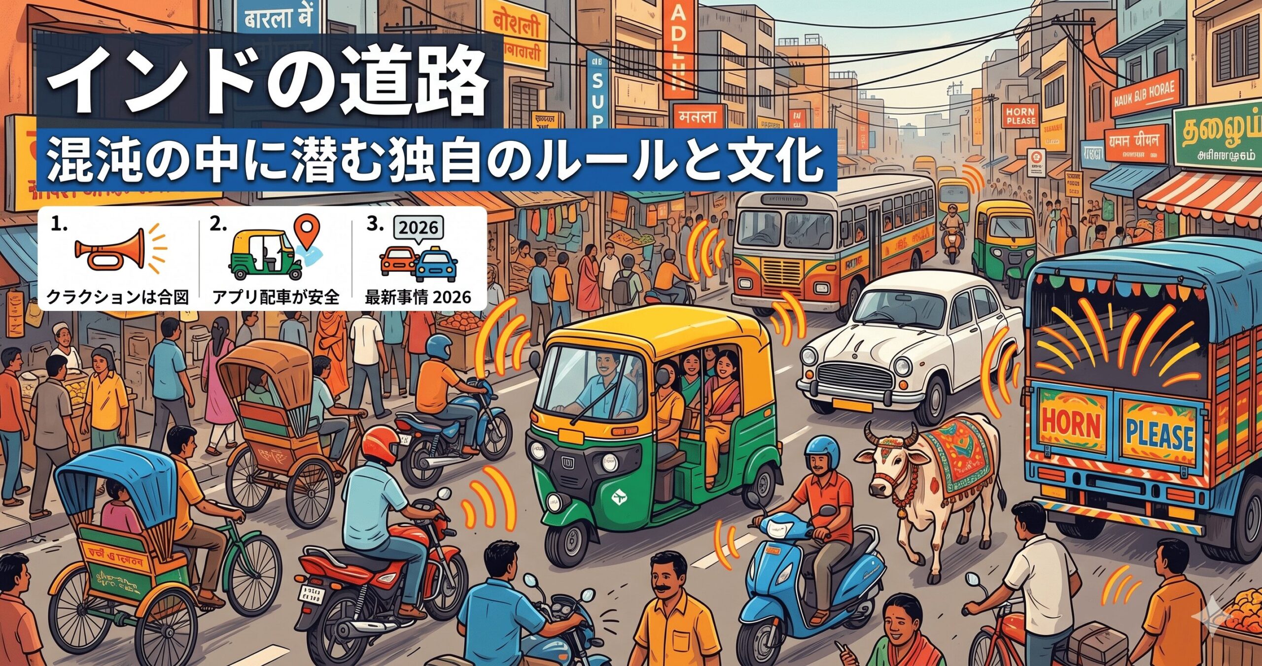 道路に信号はほぼない