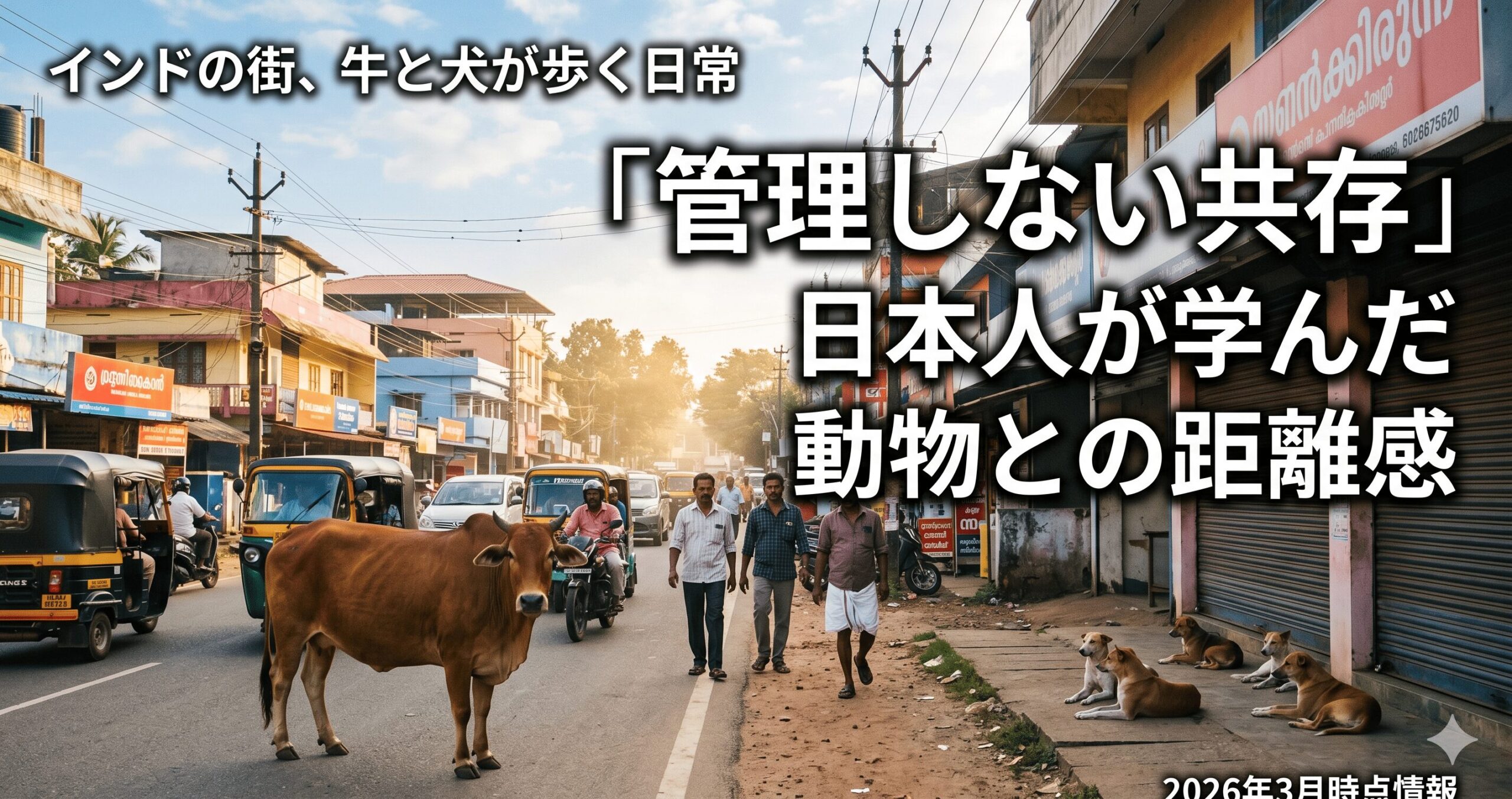 牛と犬